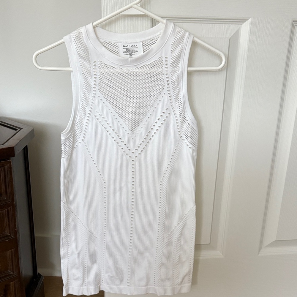 Athleta White Tank Top